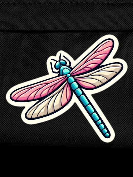 Dragonfly in pastel