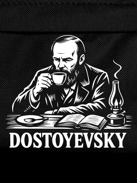 Dostoyevsky drinking Coffee Portrait