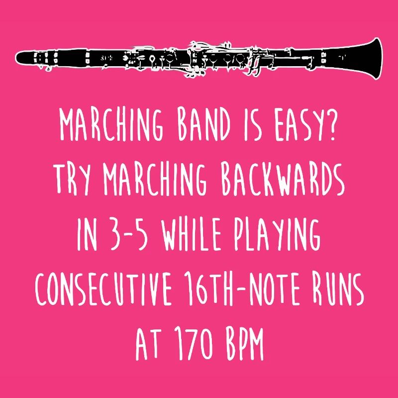 Backward Cadence Marching Tee