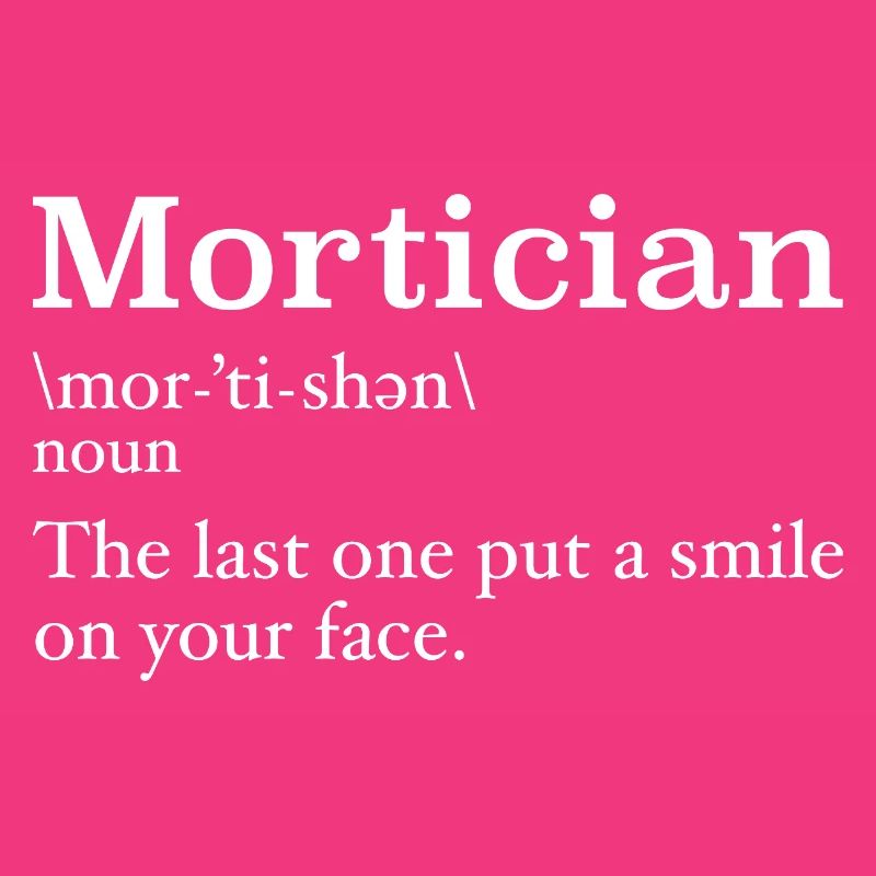 Bestatter Definition Studentin der Leichenkunde