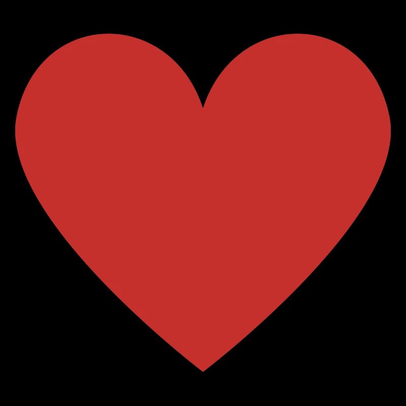 Red Heart Shape