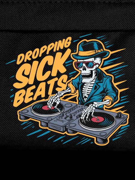 Dropping sick beats