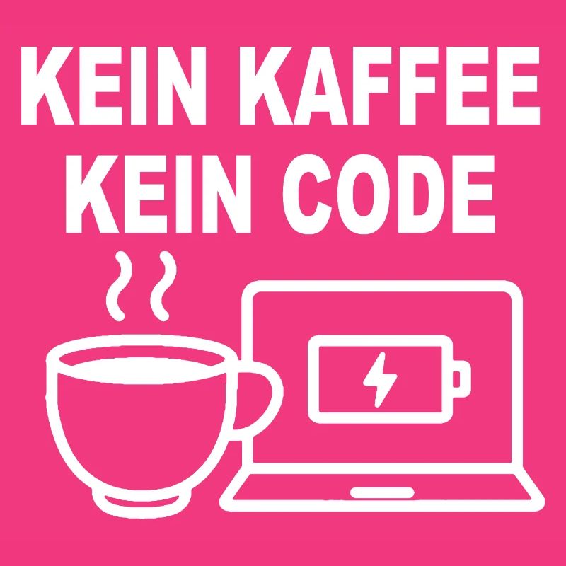 Kein Kaffee Kein Code - Conception de programmeur amusant