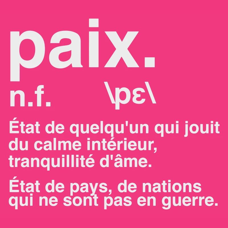 Peace Definition Dictionary Style