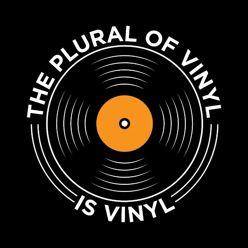 Le pluriel de vinyle est vinyle design musical drôle