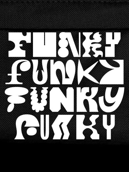 Funky Typography Art