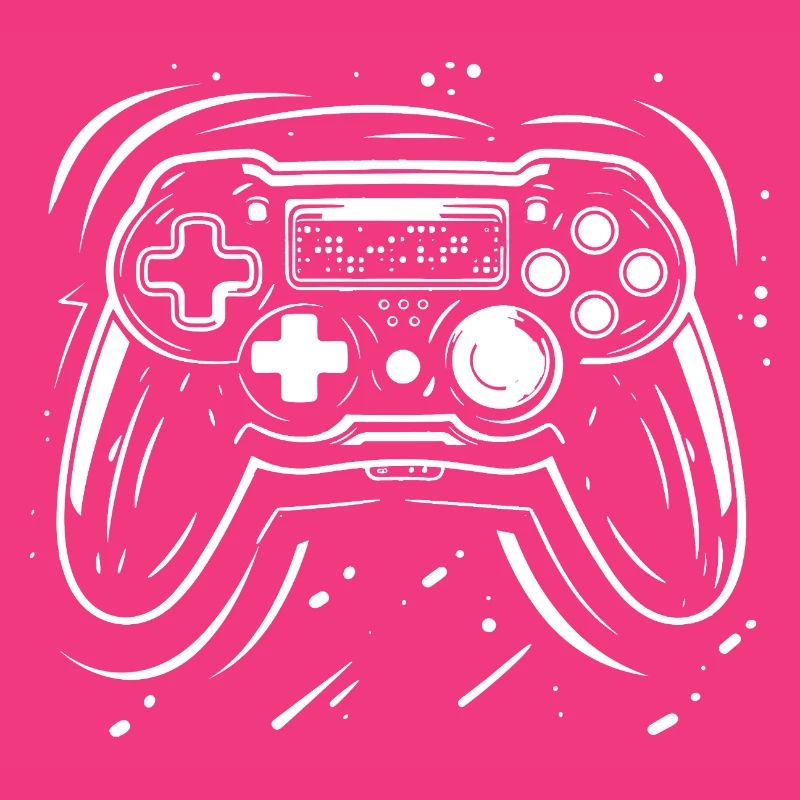 Gaming Controller Drawing