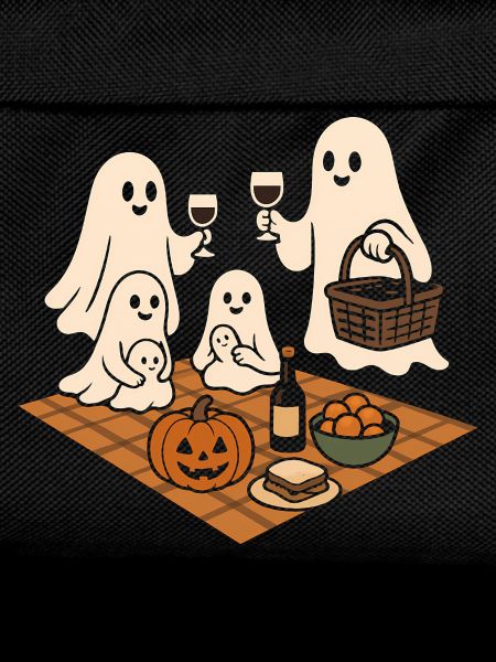 Ghosts at the Halloween picnic