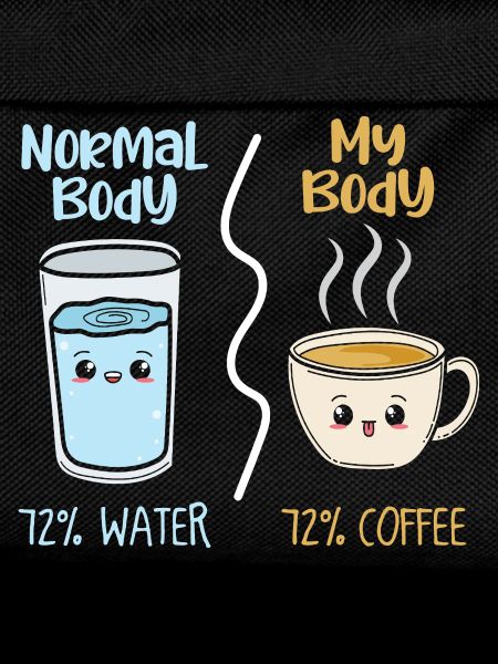 Coffee vs water 72%