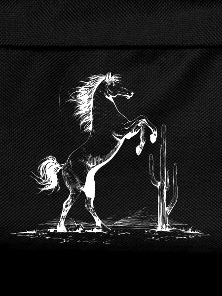 Desert Stallion Silhouette