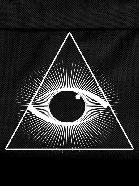 All-seeing eye in triangle