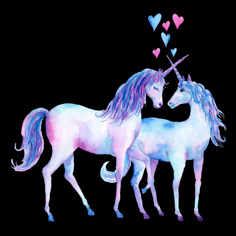 couples Unicorn amoureux