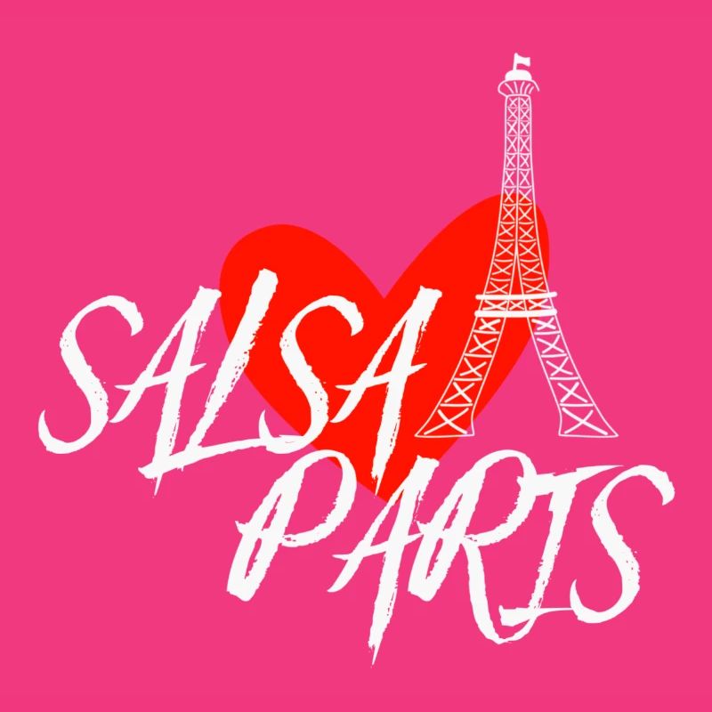 Salsa Paris white Danceshirt