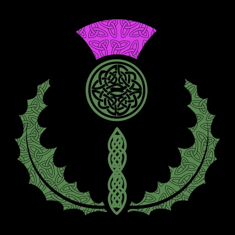 Celtic Knotwork Thistle