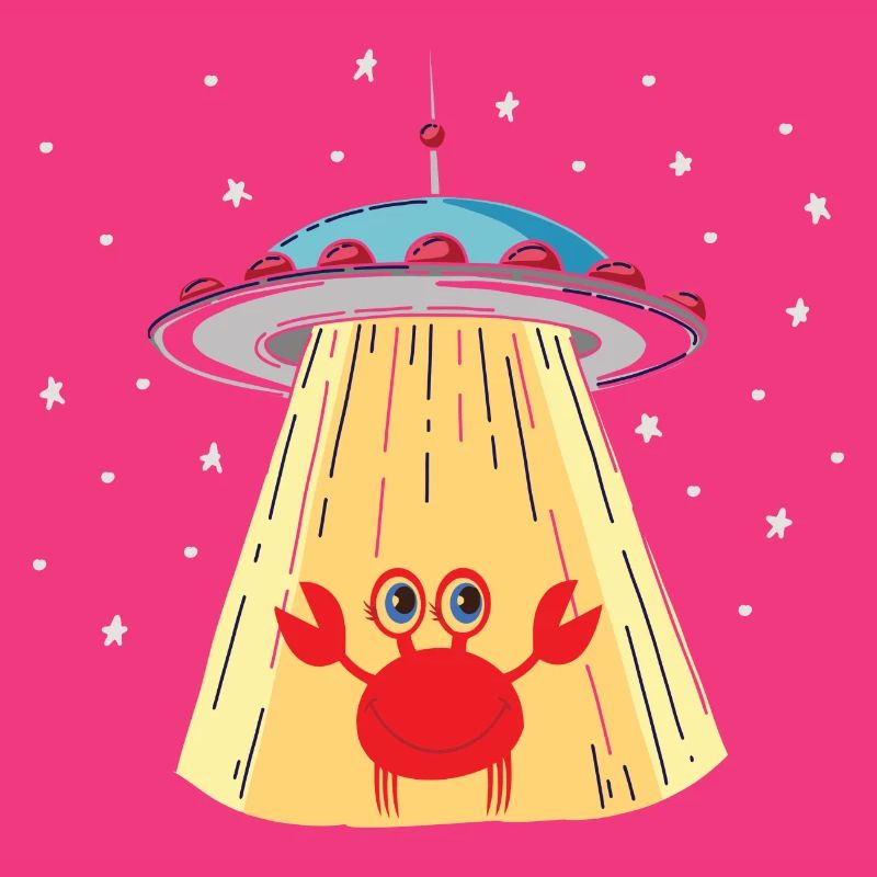 Visiteur de crabe extraterrestre