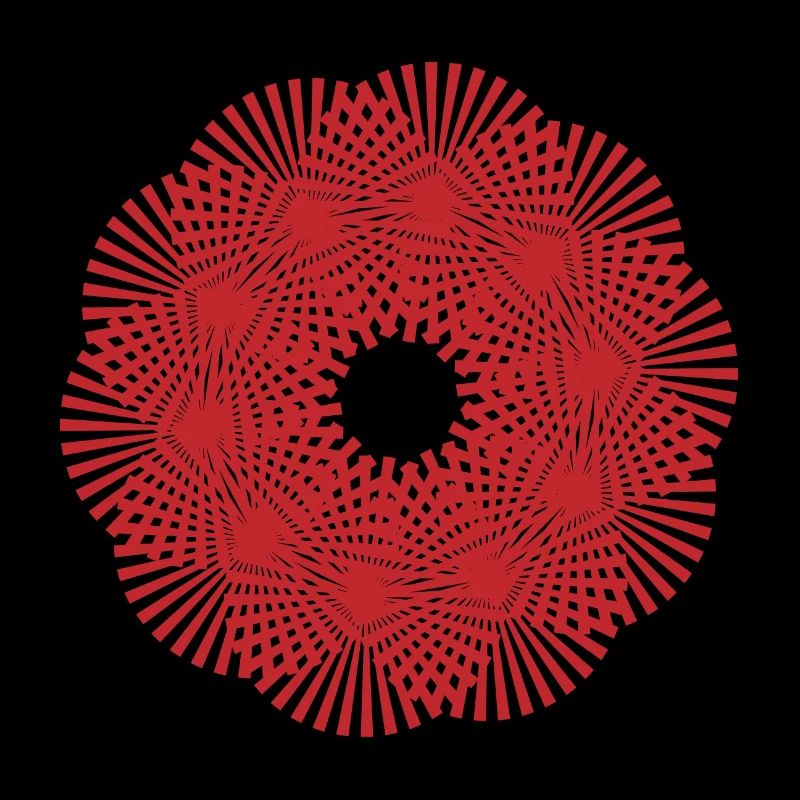 Mandala | Rayons de soleil | Modèle
