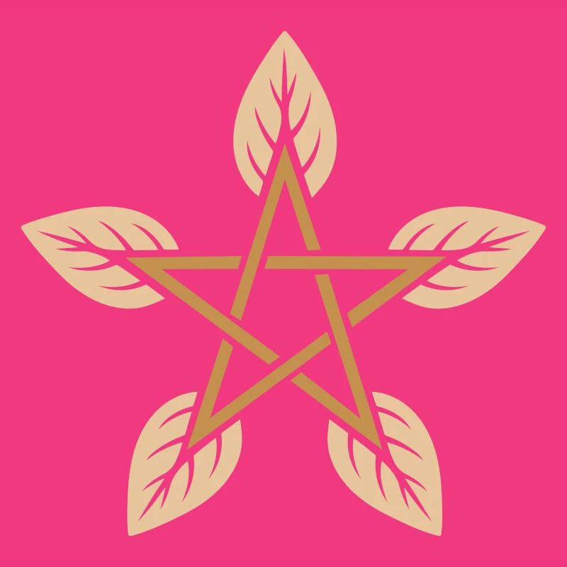 Leaf Pentagram - Nature & Elemental Magic