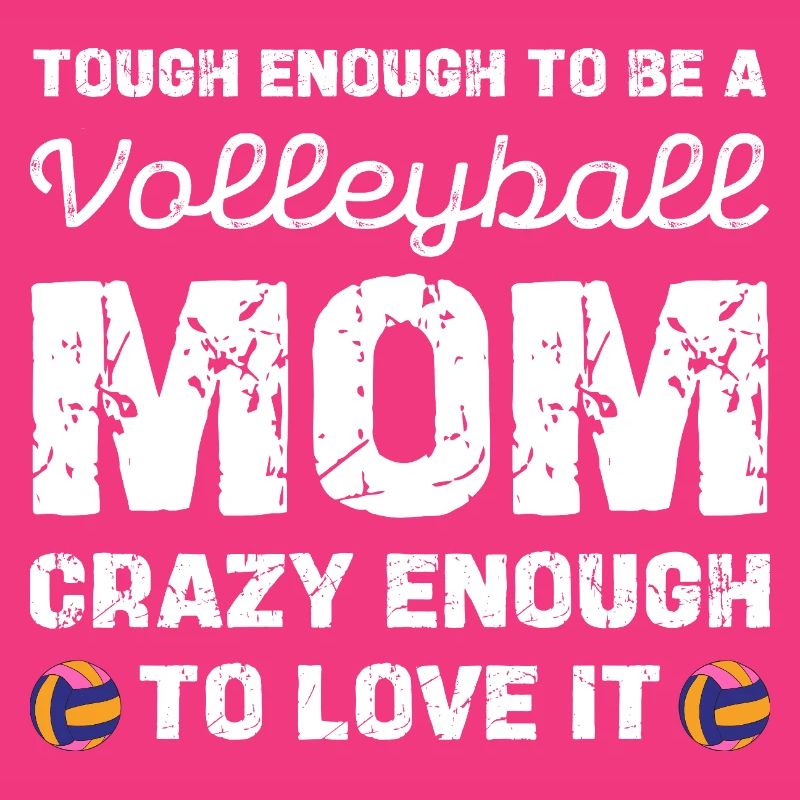 Maman de volley-ball courageuse et adore ça