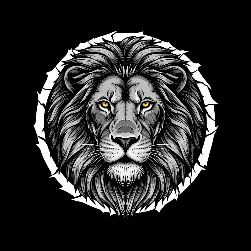 Lioness in the Crack - Gift for Lion Mom