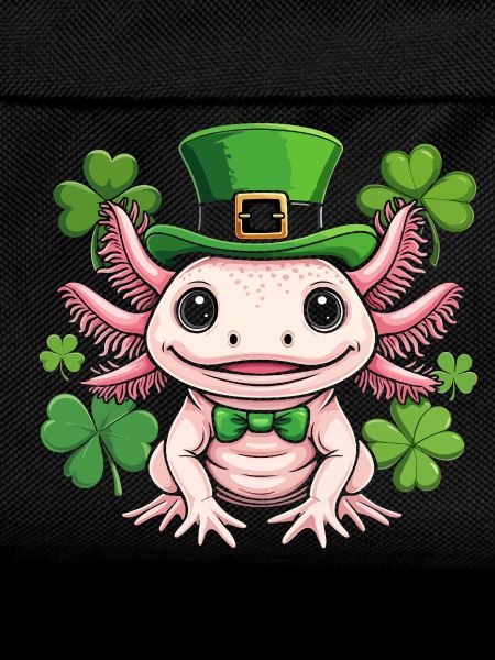 Axolotl in Leprechaun Hat