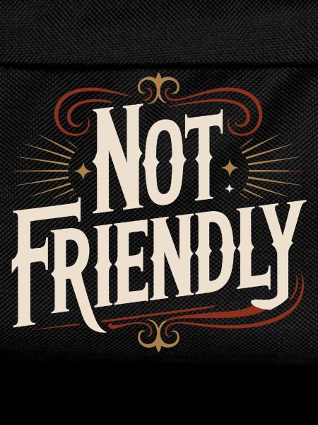 Not Friendly Introvert Antisocial Loner
