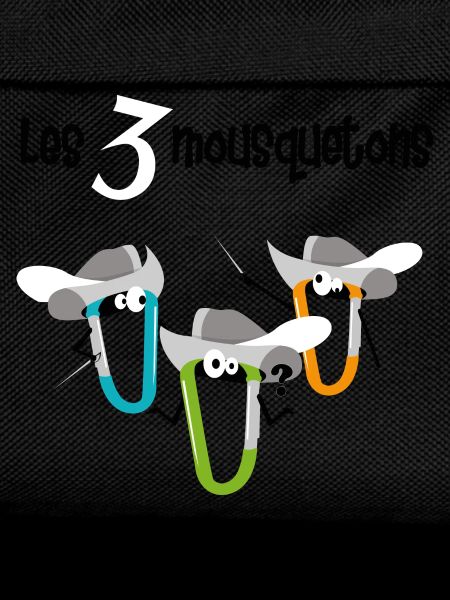 3 carabiners