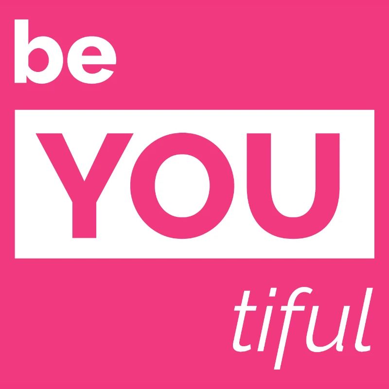 Beautiful You Motivation Development Love Logo