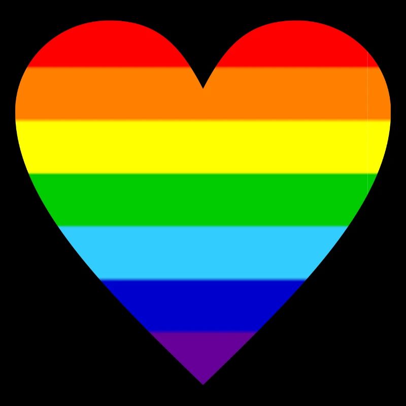 Herz Regenbogen Farben bunt