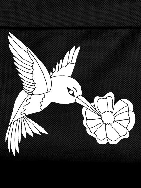 Oiseau butineur blanc