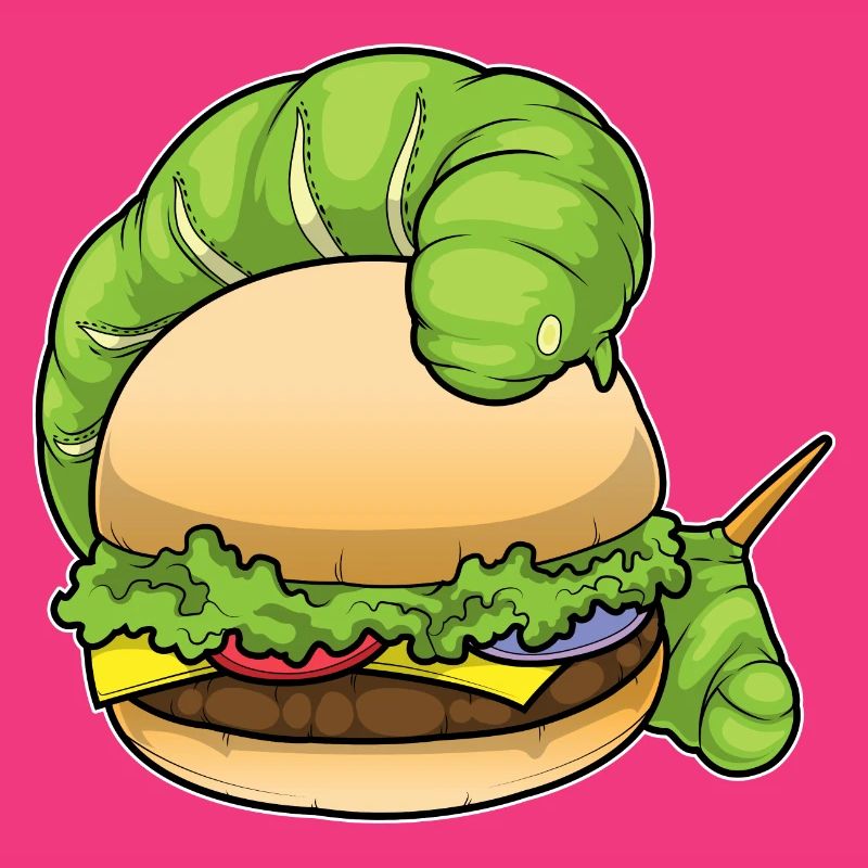Cheeseburger chenille