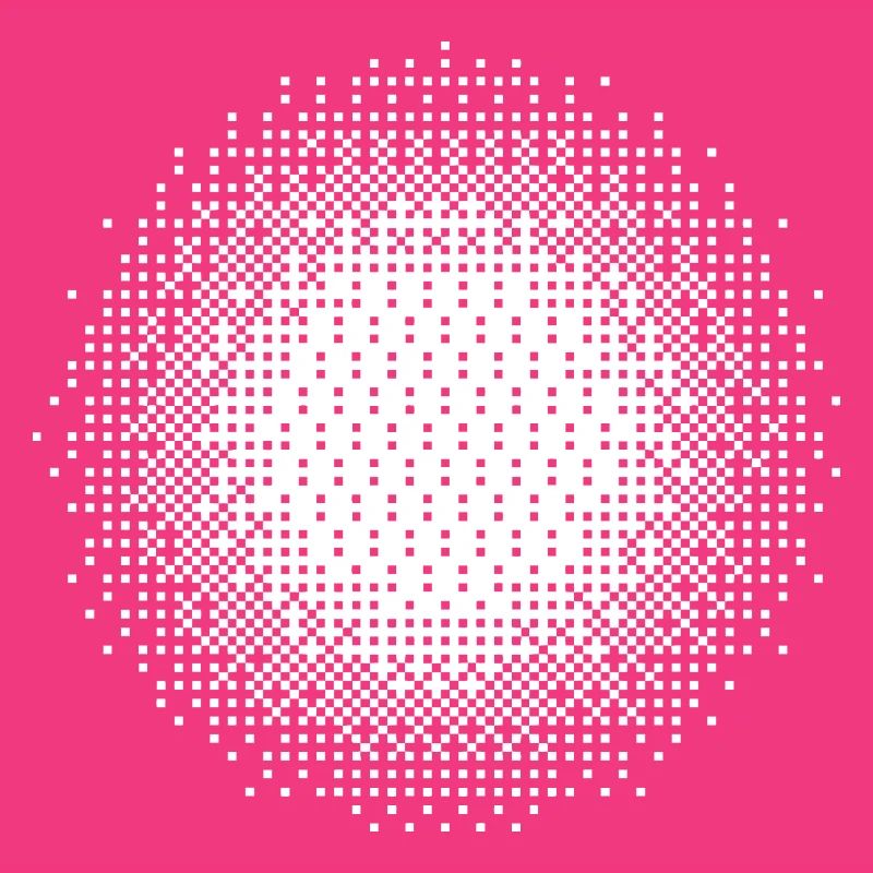 Halftone Circular Mosaic