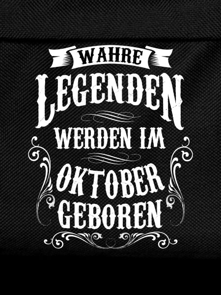 Oktober geboren