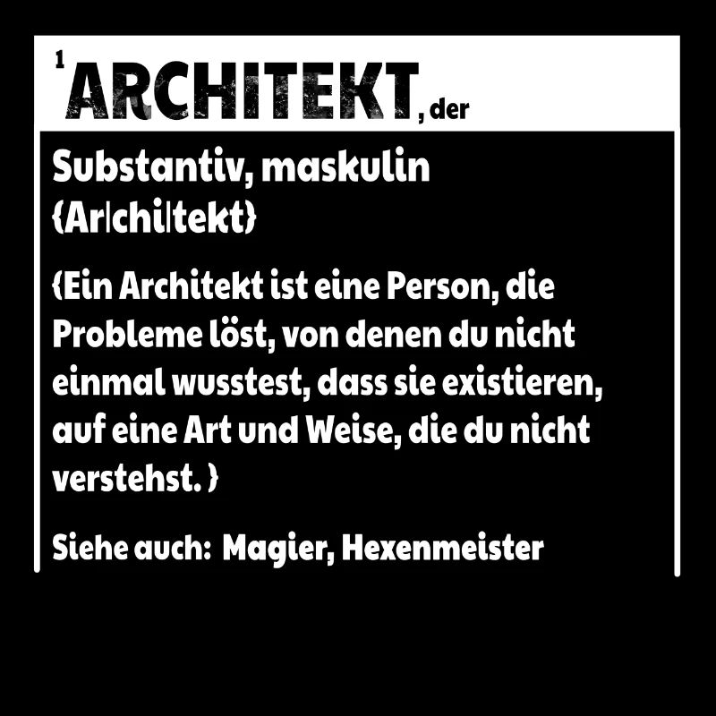 Architekt Definition