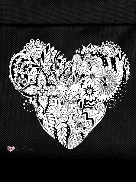 Mandala white black