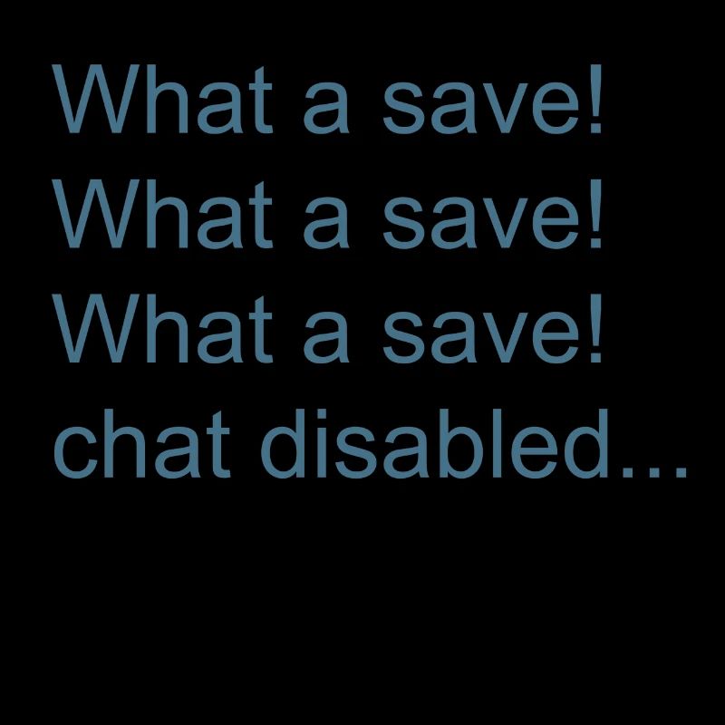 What a save!