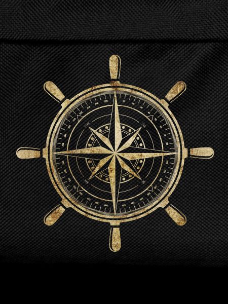 Compass in gold