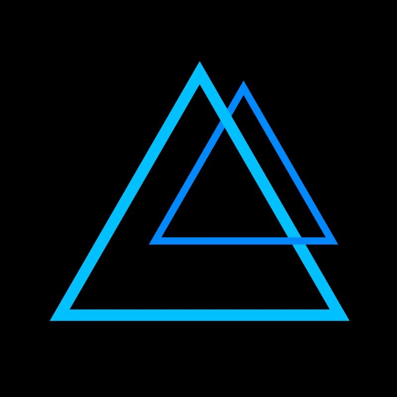 Force pyramids in blue