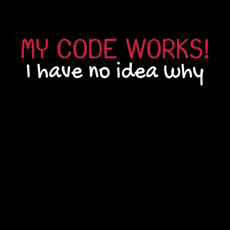 My code works Programmeur Informaticien
