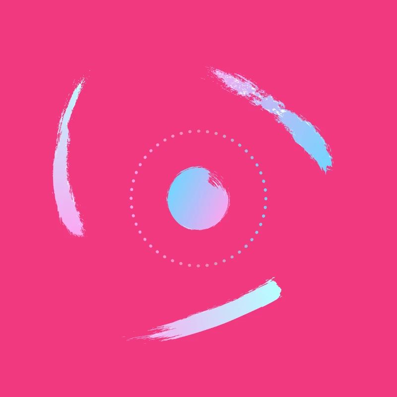 Electrons orbiting the atom