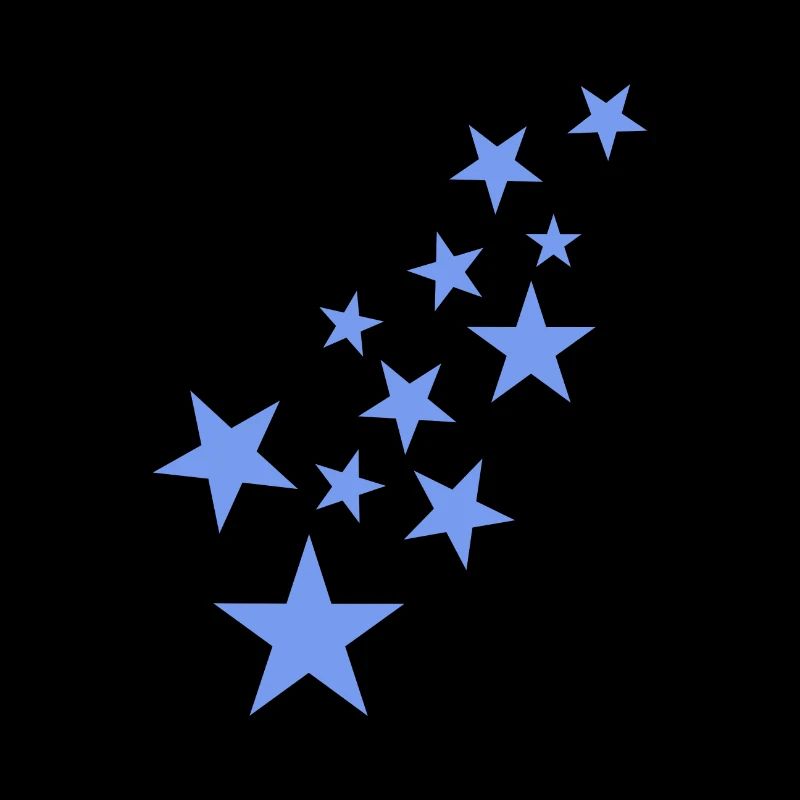 Star asterisk pattern blue
