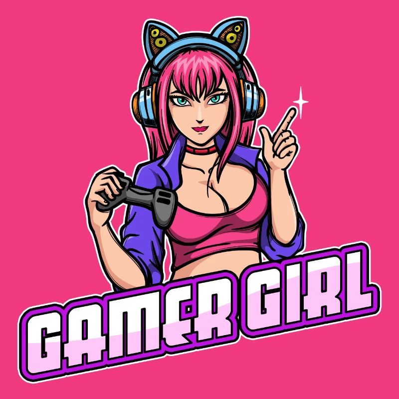 Gamer Queen Headset Controller Zocker