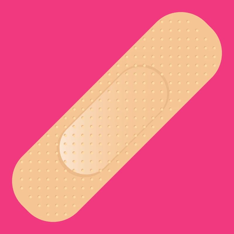 simple sticking plaster as a design element