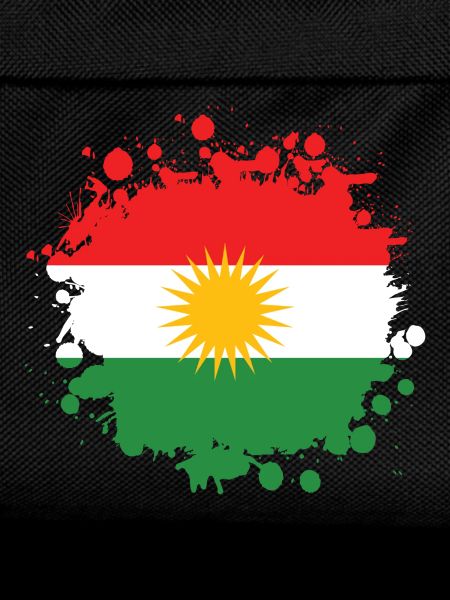 Kurdistan Splash flags design
