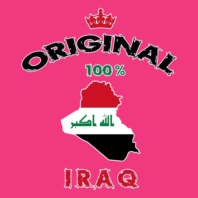 Design original 100 % drapeaux de l'Irak