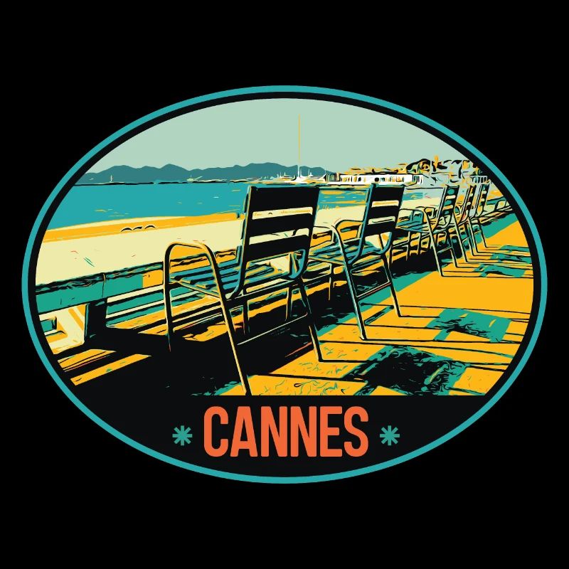 Cannes, Frankreich, Blick auf die Croisette