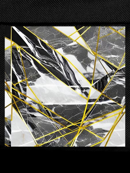 Marble Black Gold Geometric texture