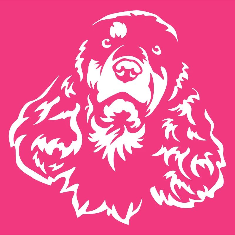 Cocker Spaniel Head « Black Edition »