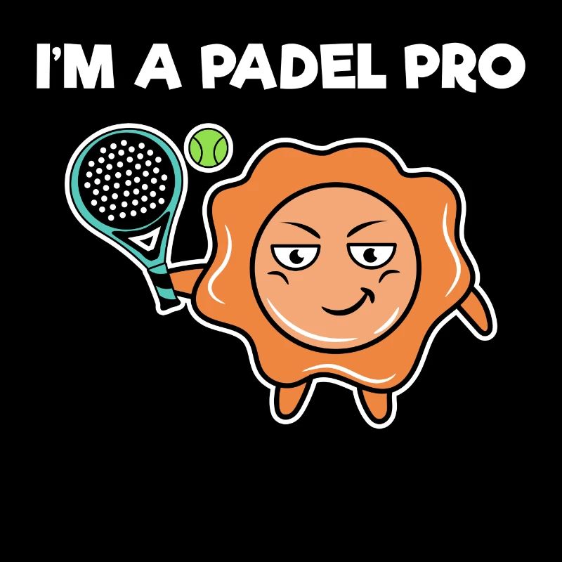 Padel Player Balls Racket Padel Game Statement