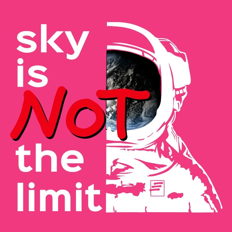 sky is Not the limit white