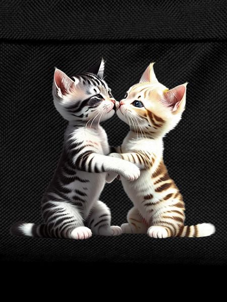 Kissing cats